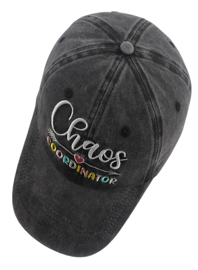 Vxchkerm Chaos Coordinator Gifts for Women, Thank You Gifts Hat, Adjustable Embroidered Washed Cotton Boss Lady Baseball Cap, Birthday Christmas Appreciation Gift for Coworkers Office Manager Teachers Nurse - Image 4